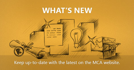 Whats New on MCA Site